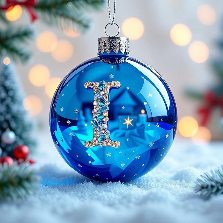 Christmas balls 3 — letter I