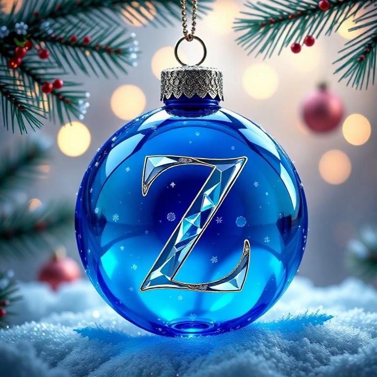 Christmas balls 3 — letter Z