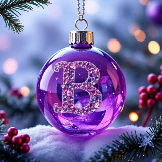 Christmas balls 4 — letter B