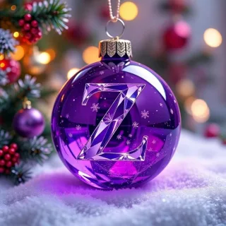 Christmas balls 4 — letter Z