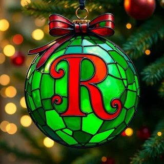 Christmas balls 5 — letter R