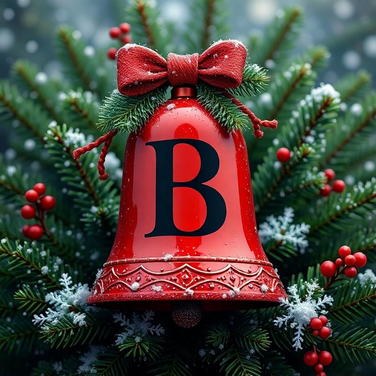 Christmas bell 2 — letter B