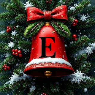 Christmas bell 2 — letter E