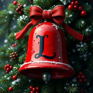 Christmas bell 2 — letter L