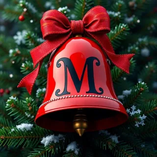 Christmas bell 2 — letter M