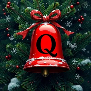 Christmas bell 2 — letter Q