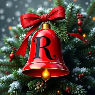 Christmas bell 2 — letter R
