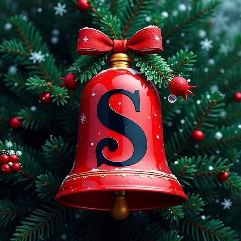 Christmas bell 2 — letter S