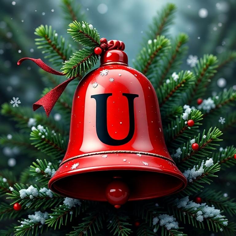 Christmas bell 2 — letter U