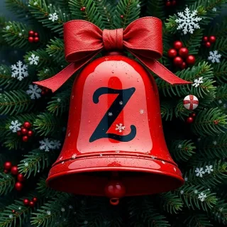 Christmas bell 2 — letter Z