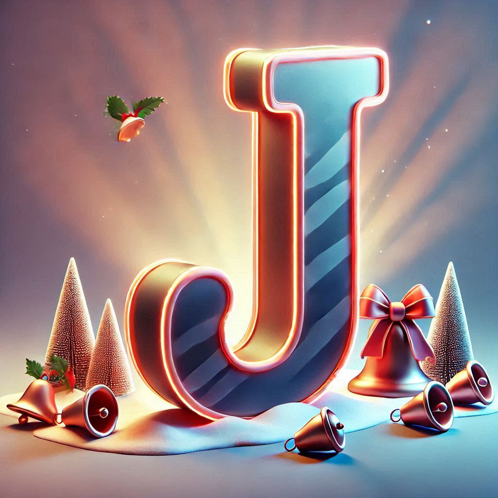 Christmas bells — letter J