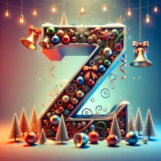 Christmas bells — letter Z