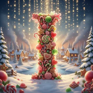 Christmas candies — letter I