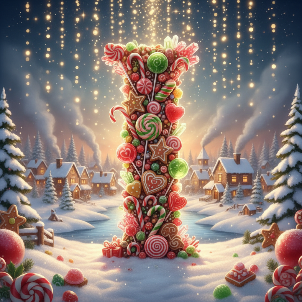 Christmas candies — letter I