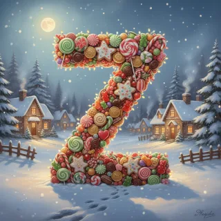 Christmas candies — letter Z
