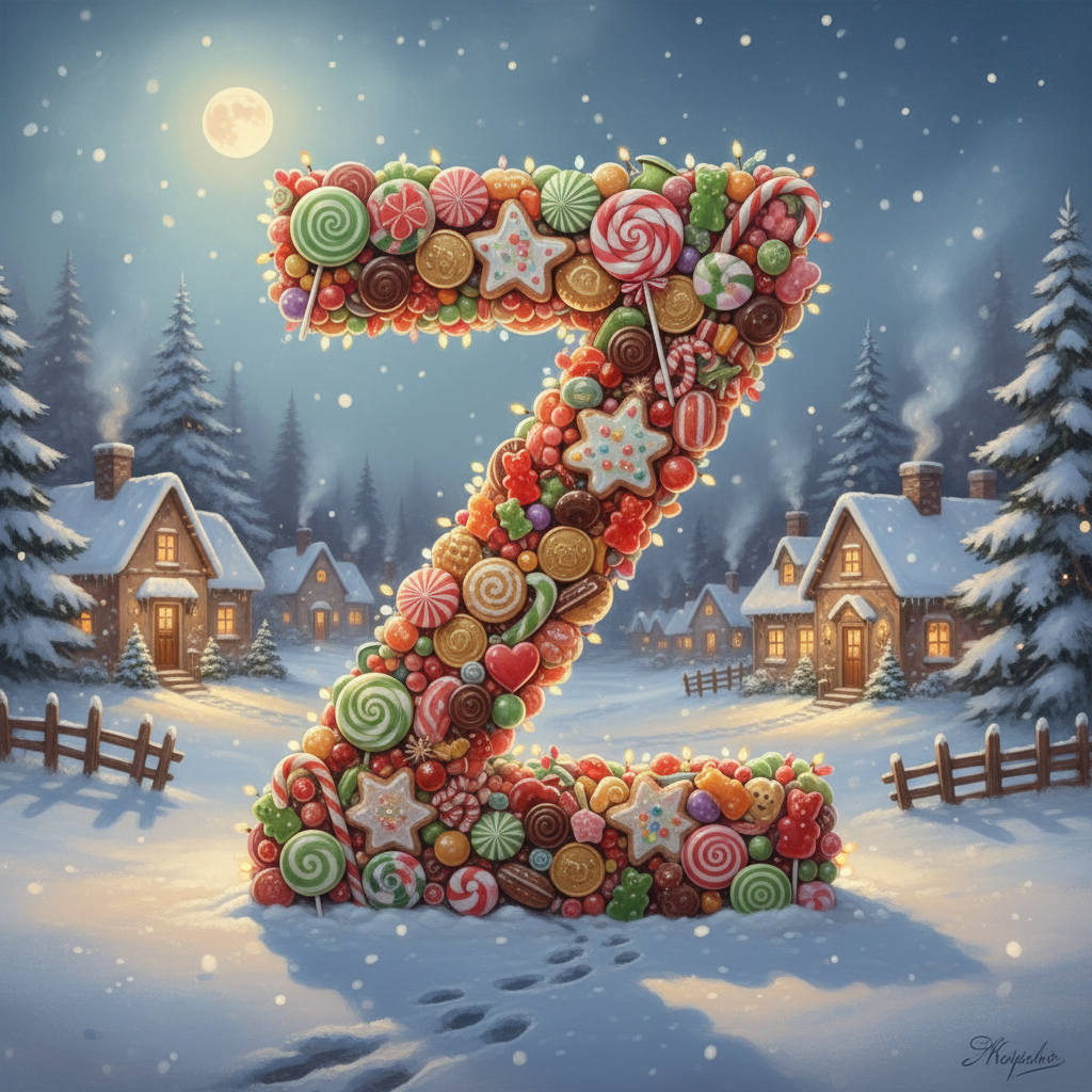 Christmas candies — letter Z