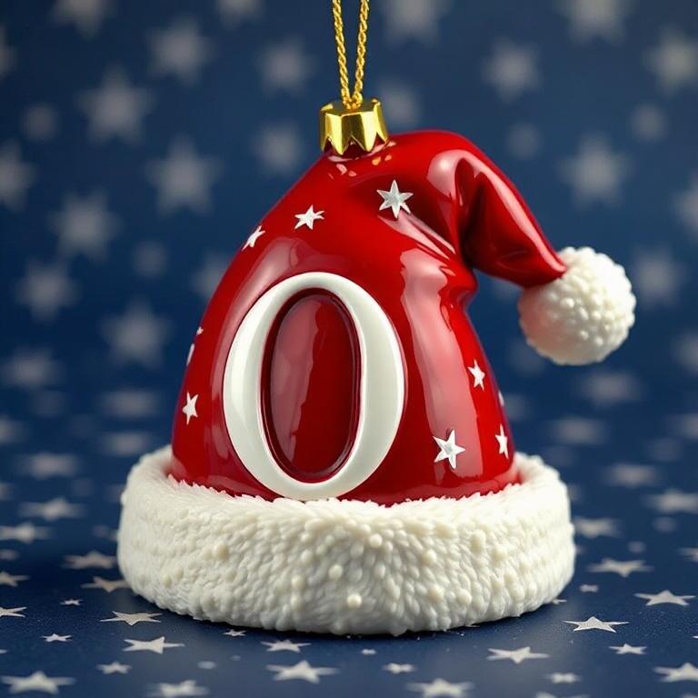 Christmas cap — letter O