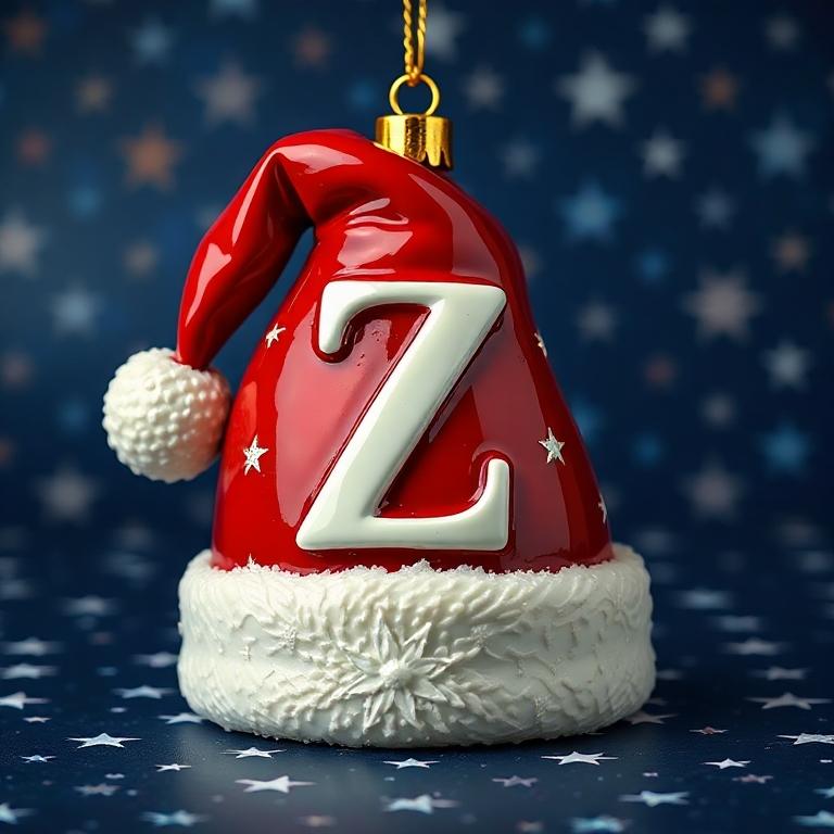 Christmas cap — letter Z