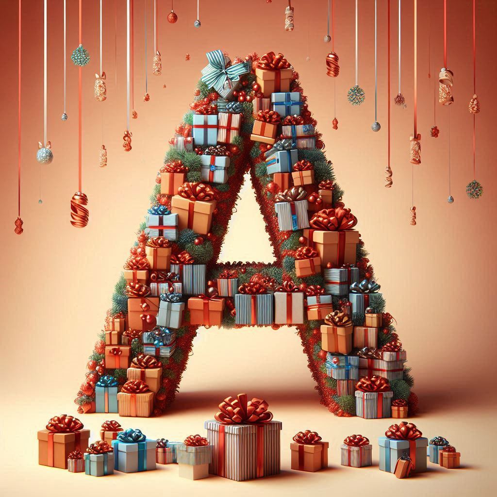 Christmas gifts 2 — letter A