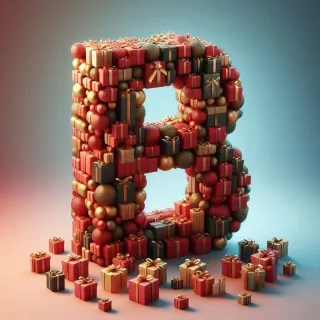 Christmas gifts 2 — letter B