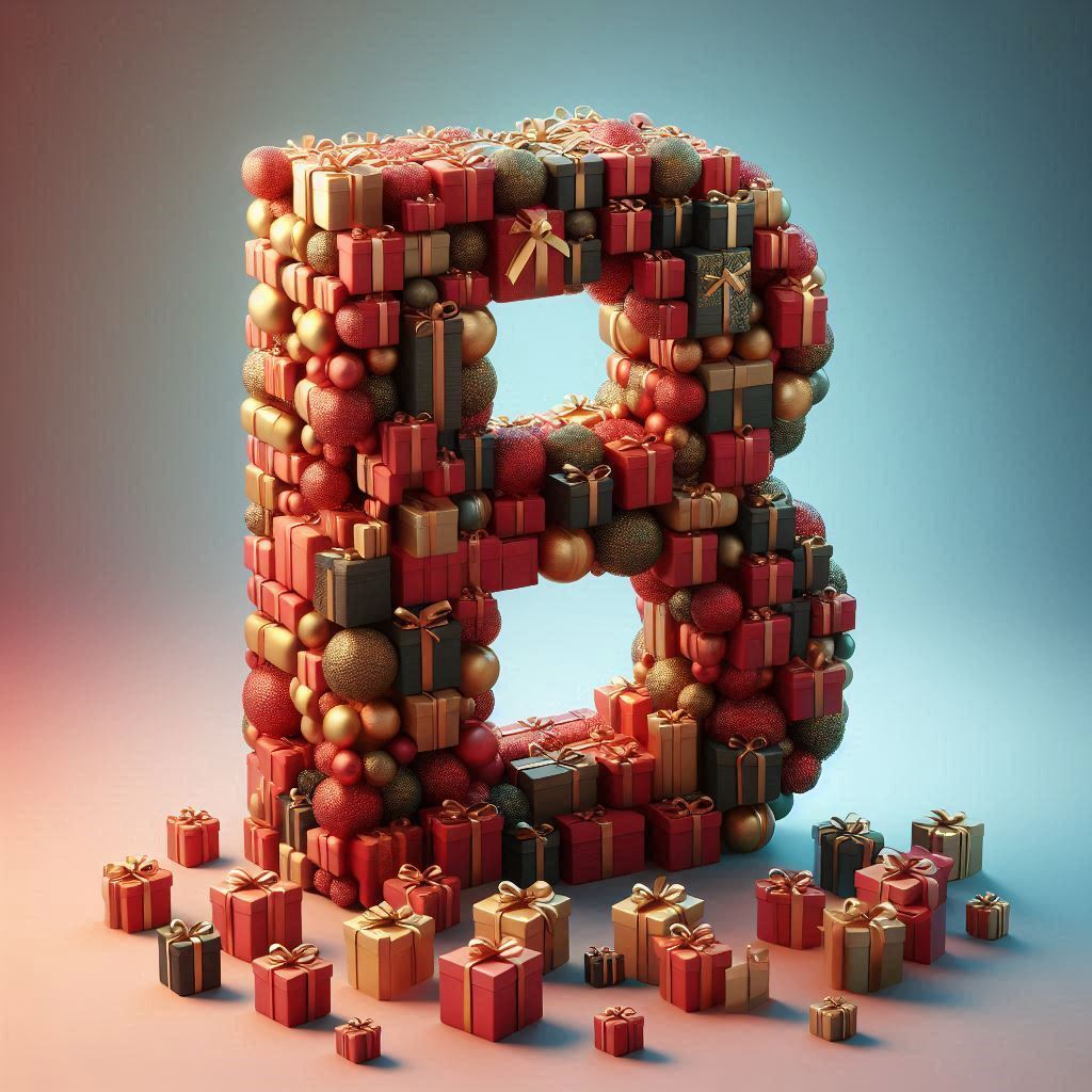 Christmas gifts 2 — letter B