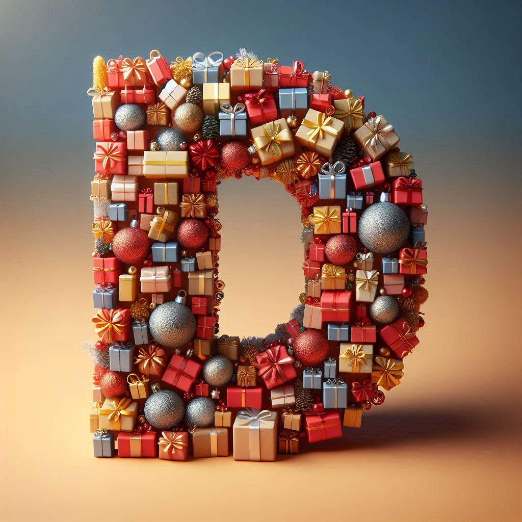 Christmas gifts 2 — letter D