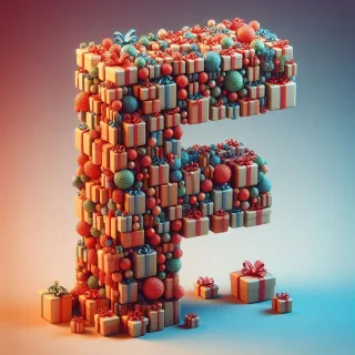 Christmas gifts 2 — letter F