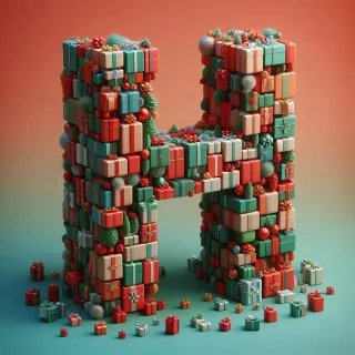 Christmas gifts 2 — letter H