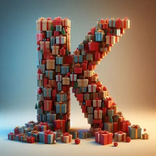 Christmas gifts 2 — letter K