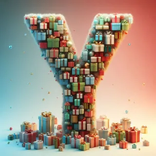 Christmas gifts 2 — letter Y