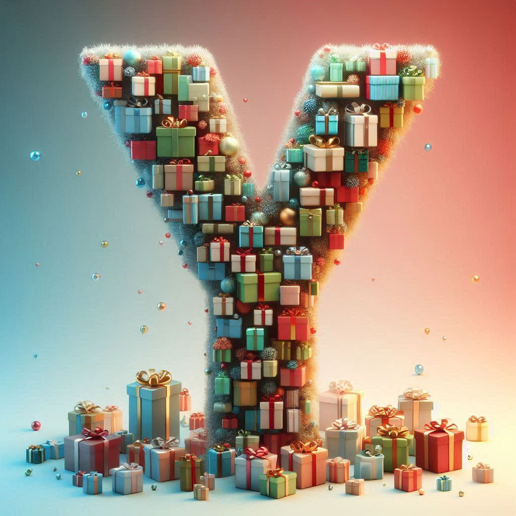 Christmas gifts 2 — letter Y