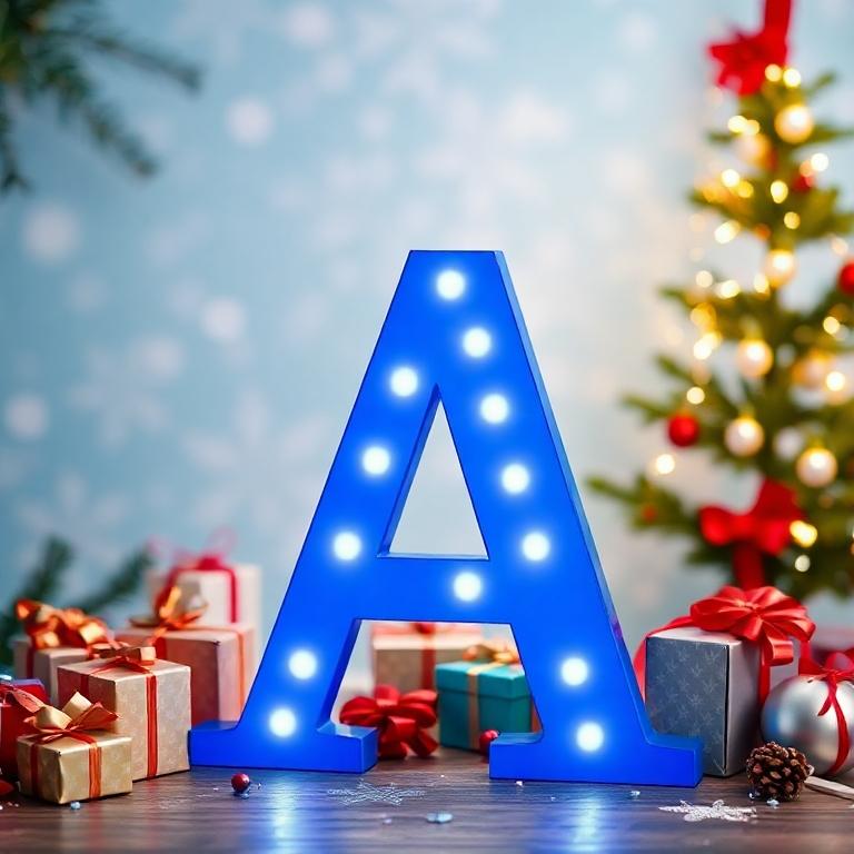 Christmas gifts — letter A
