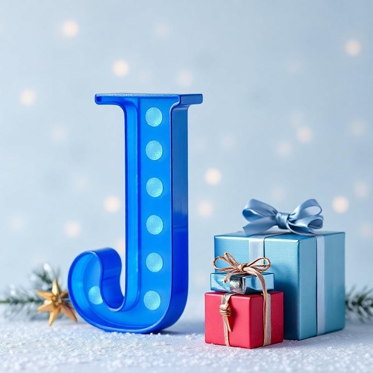 Christmas gifts — letter J