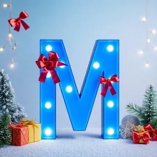 Christmas gifts — letter M