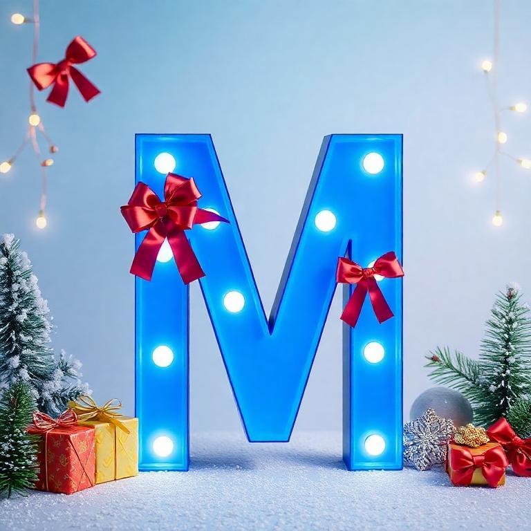 Christmas gifts — letter M