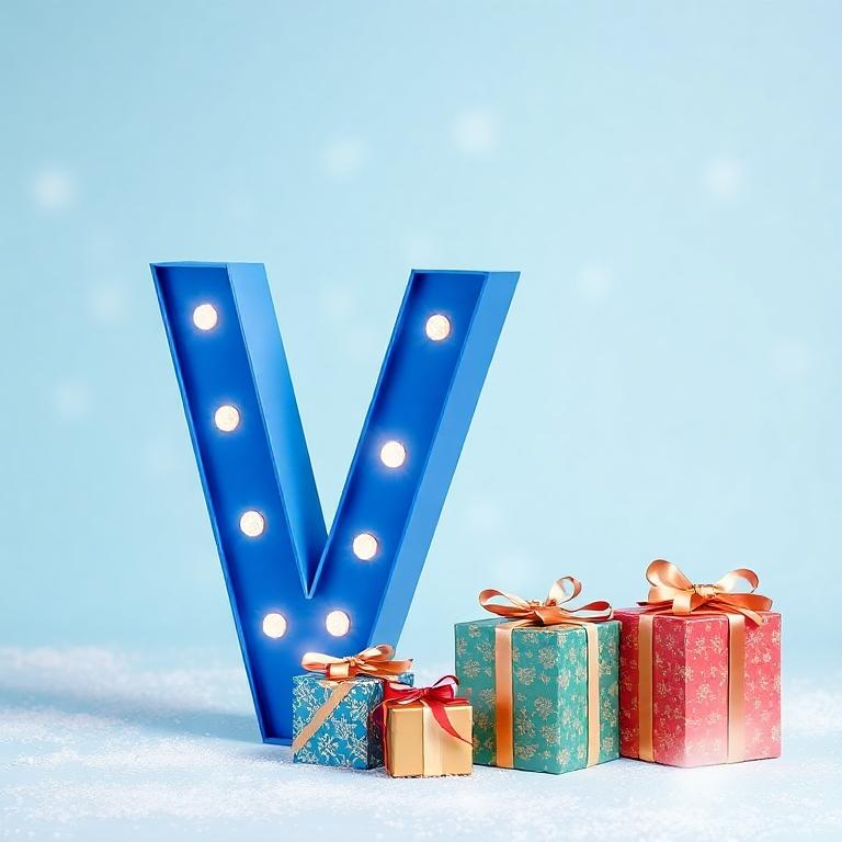 Christmas gifts — letter V