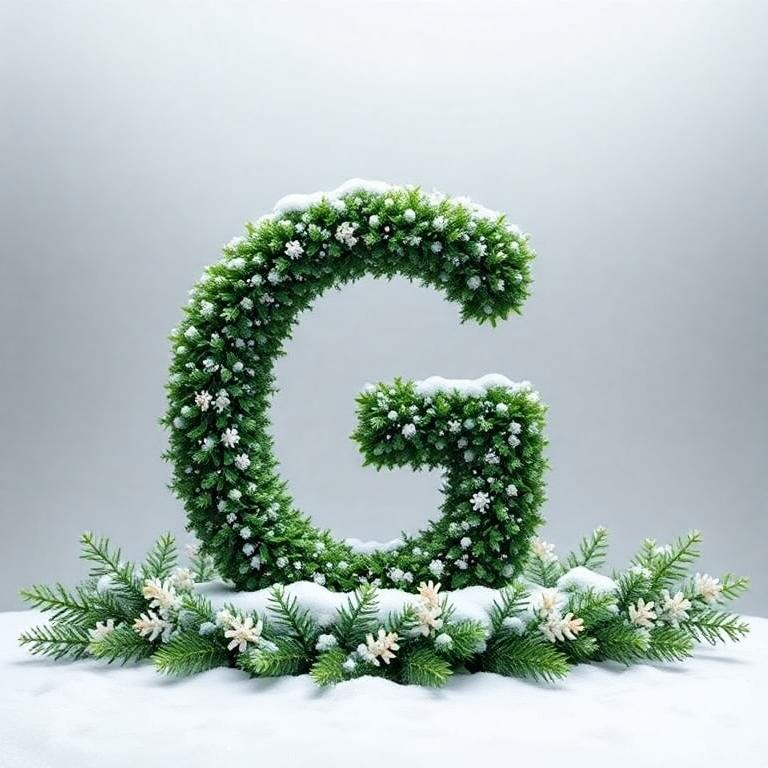 Christmas spruce 2 — letter G