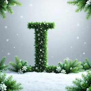 Christmas spruce 2 — letter I