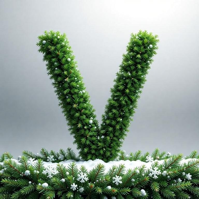 Christmas spruce 2 — letter V