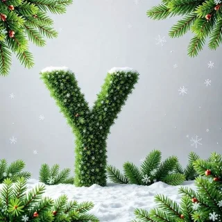 Christmas spruce 2 — letter Y