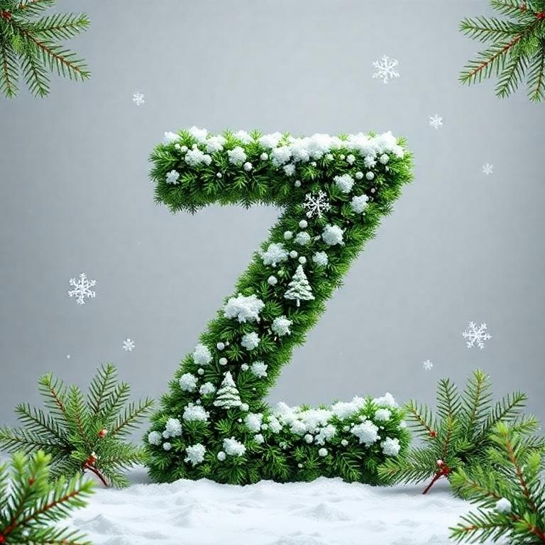 Christmas spruce 2 — letter Z