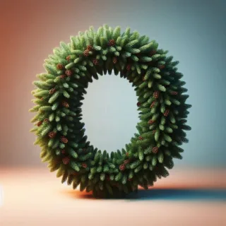 Christmas spruce — letter O