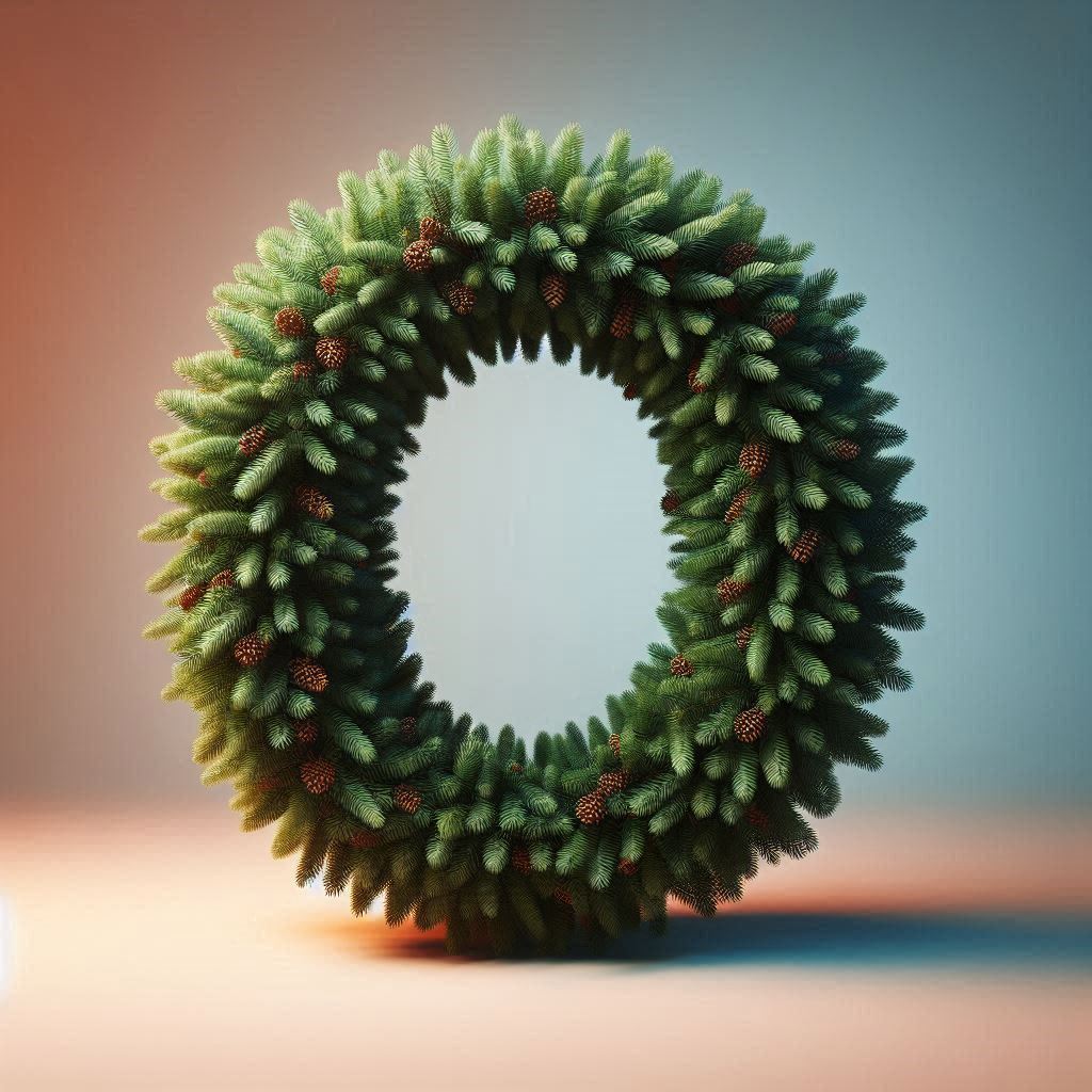 Christmas spruce — letter O