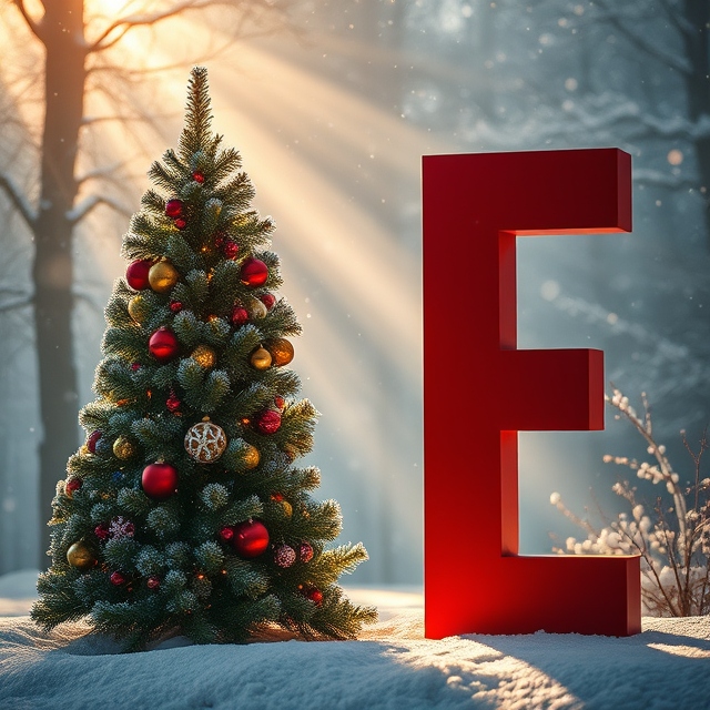 Christmas tree 2 — letter E