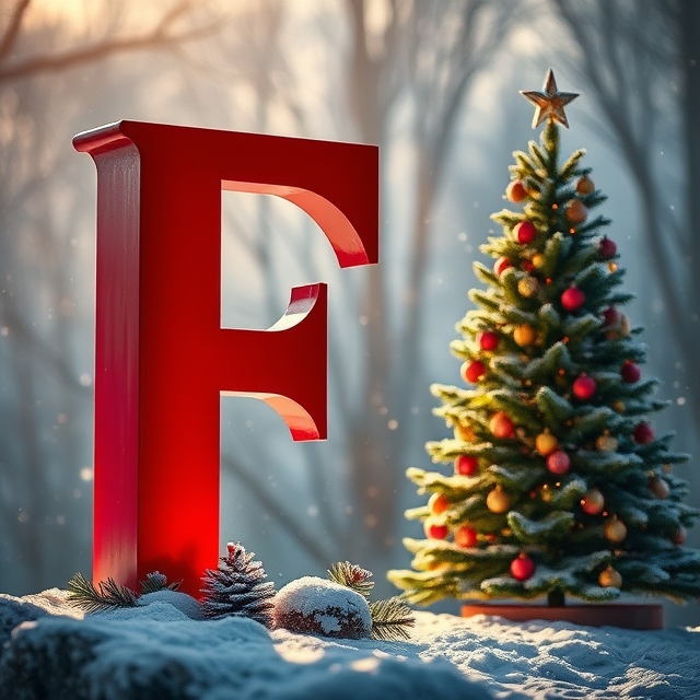 Christmas tree 2 — letter F