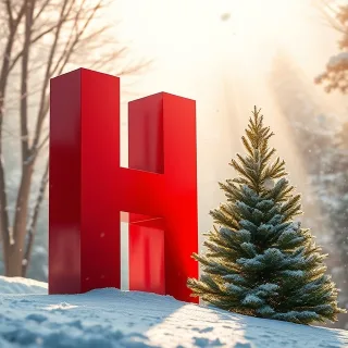 Christmas tree 2 — letter H
