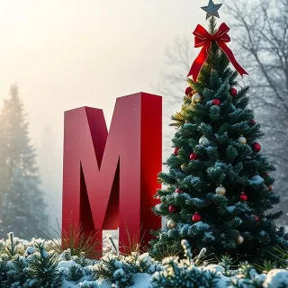 Christmas tree 2 — letter M