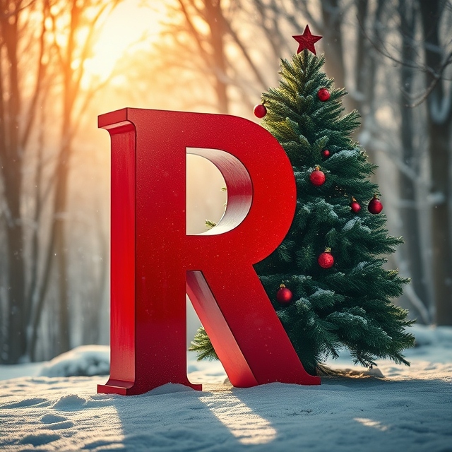 Christmas tree 2 — letter R