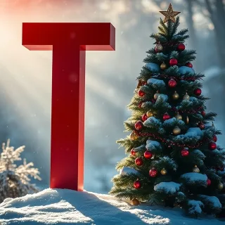 Christmas tree 2 — letter T