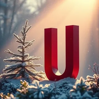 Christmas tree 2 — letter U